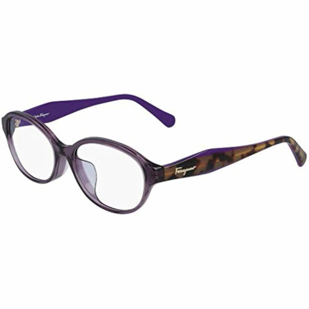 NEW Salvatore Ferragamo SF 2856A 500 Crystal Violet Eyeglasses 52mm with SF Case